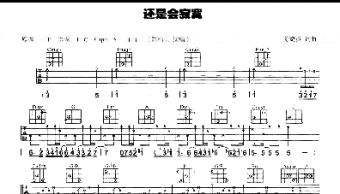 還是會(huì)寂寞吉他譜掃弦版C調(diào) 陳綺
